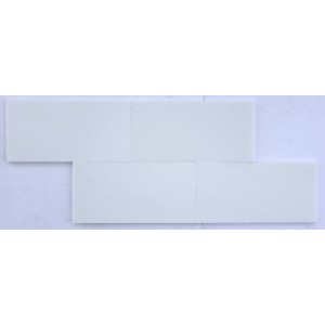 6x12 Thassos White Polished Marble Tile